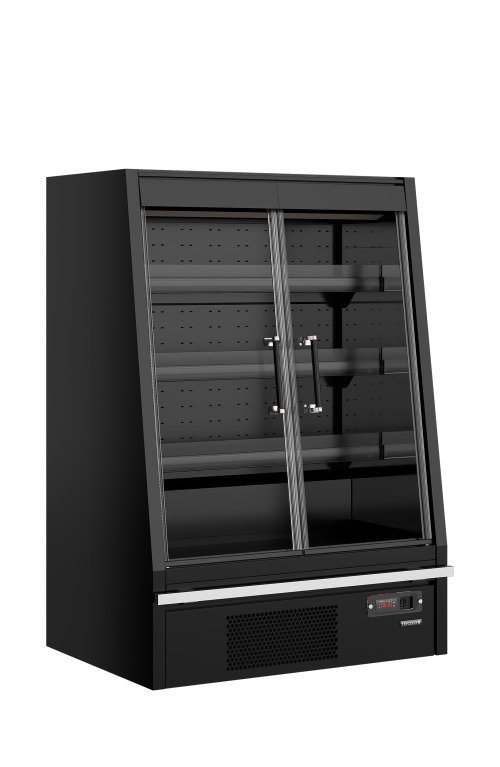 Galaxy+ GPL10FGD Black Vitrine réfrigérée pour supermarché