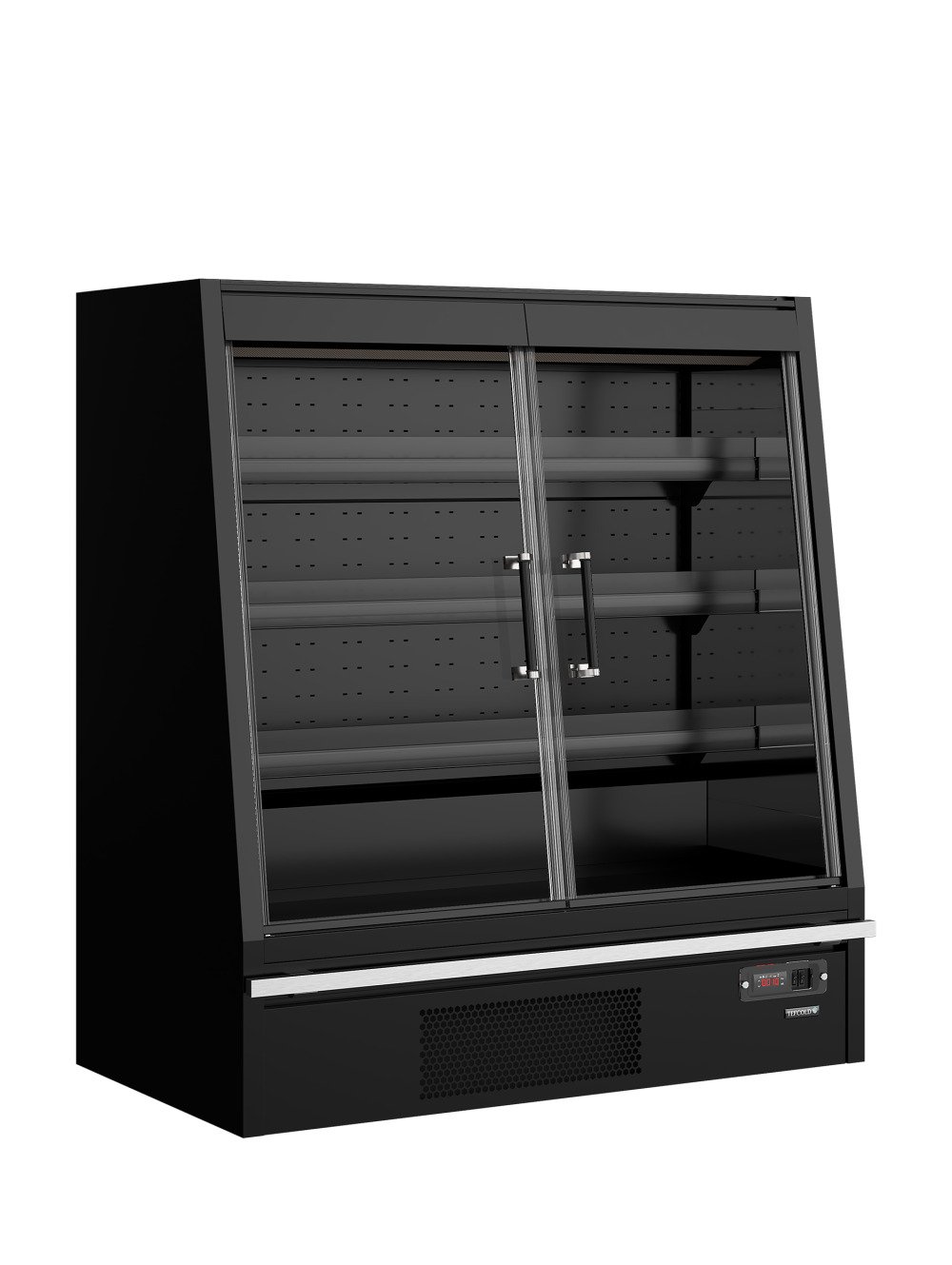 Galaxy+ GPL14FGD Black Multideckkoeler, supermarkt