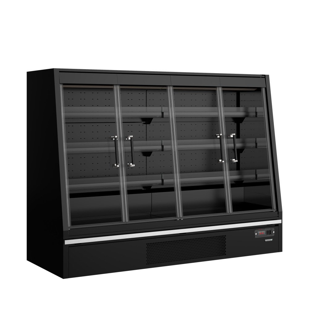 Galaxy+ GPL20FGD Black Multideckkoeler, supermarkt