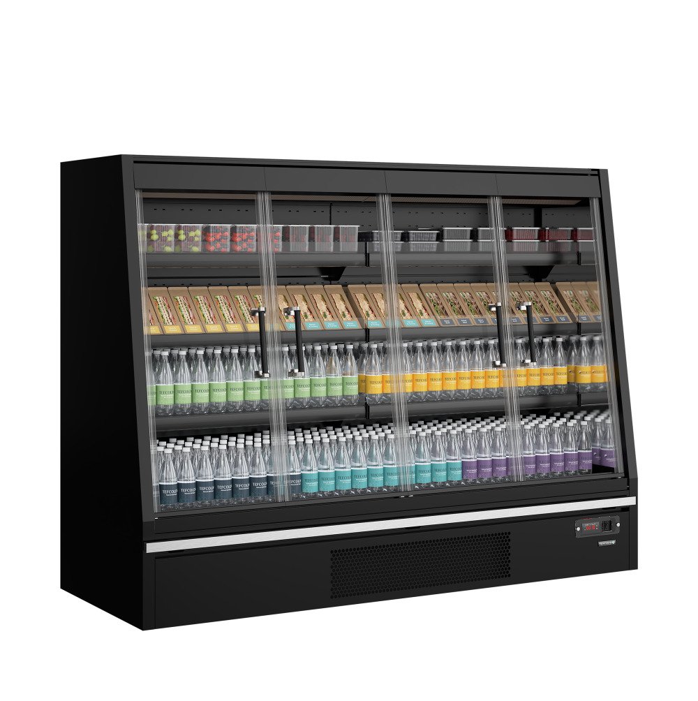 Galaxy+ GPL20FGD Black Multideckkoeler, supermarkt