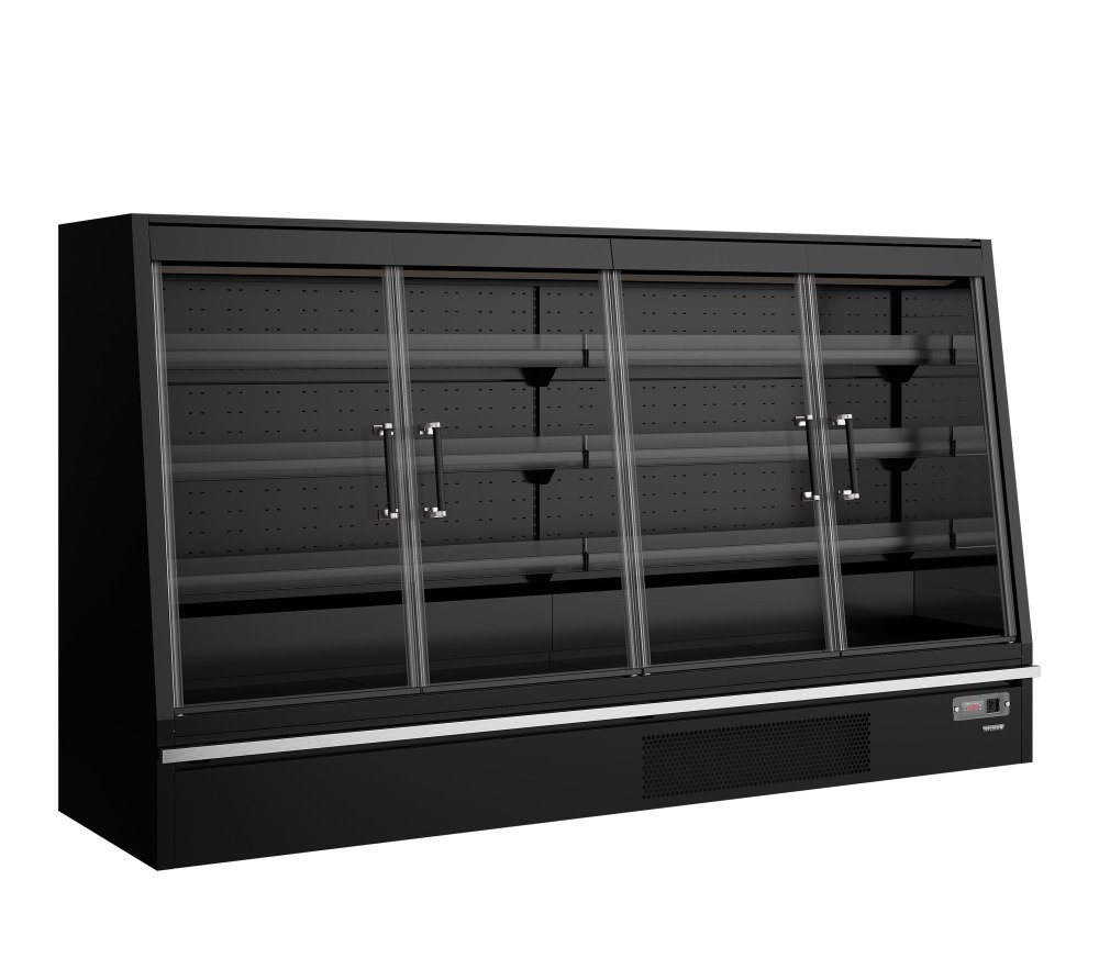 Galaxy+ GPL26FGD Black Multideckkoeler, supermarkt