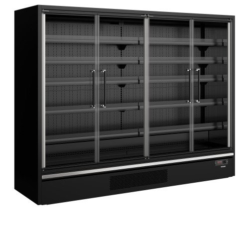 Galaxy+ GP26FGD Maxi Black Vitrine réfrigérée pour supermarché