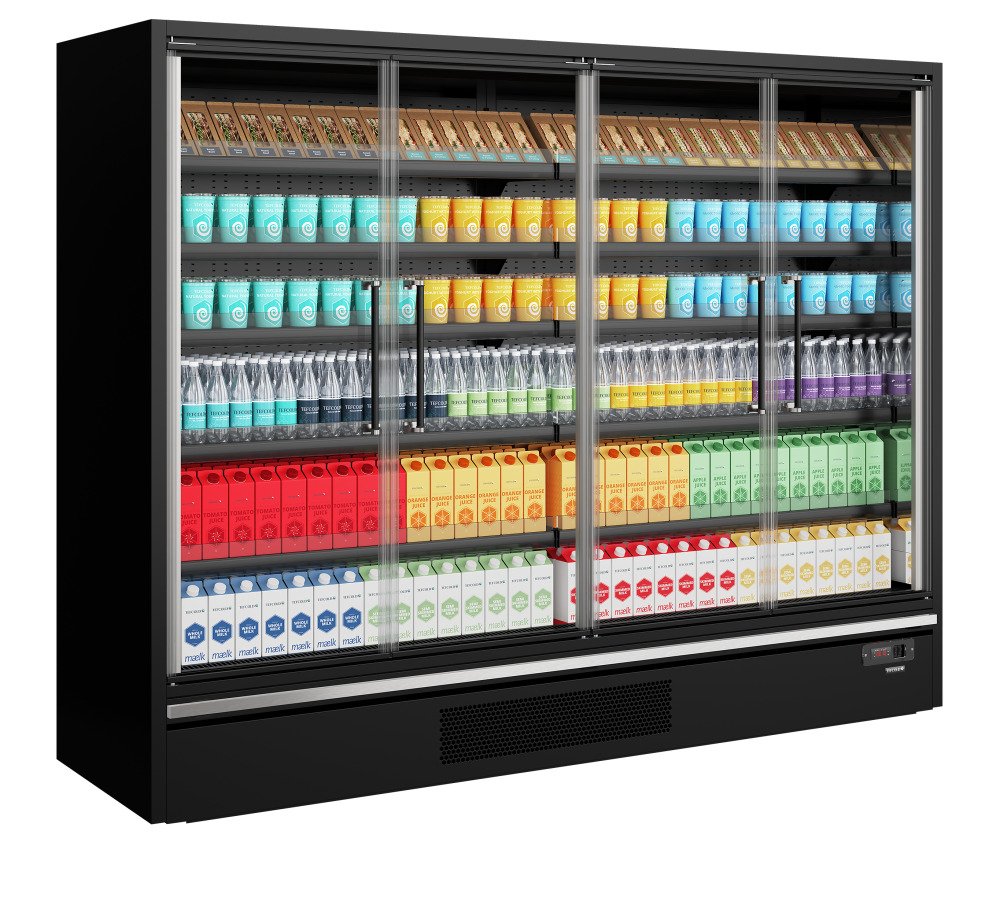 Galaxy+ GP26FGD Maxi Black Vitrine réfrigérée pour supermarché