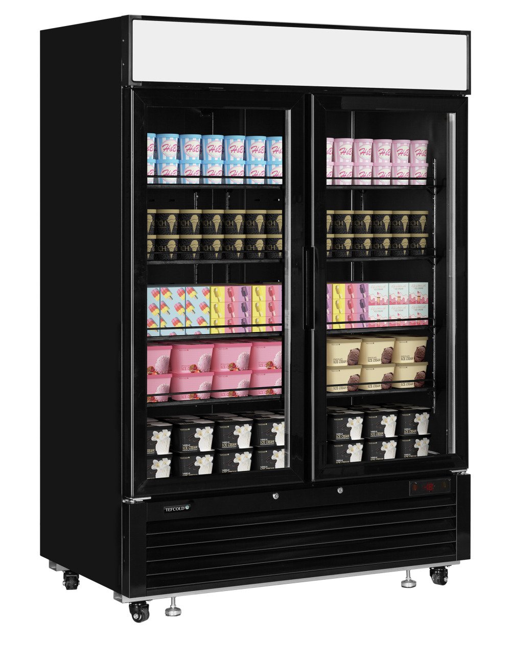 LGF5000B Congélateurs verticaux de vitrine