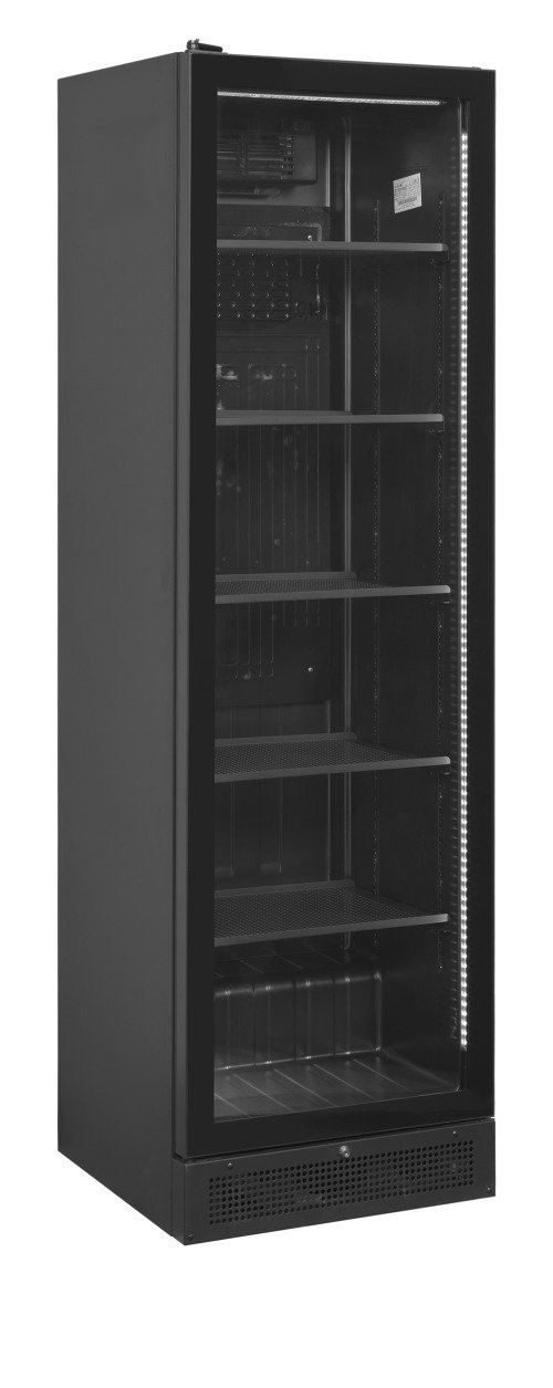 SCU1425 FRAMELESS L/H Zwarte displaykoeler, linkerkant scharnierend