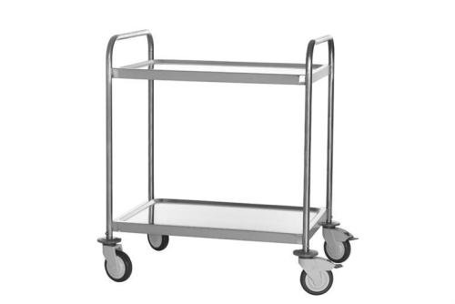 CRT-4620-000 | SERVEERWAGEN MET 2 NIVEAUS RVS - 800X580MM