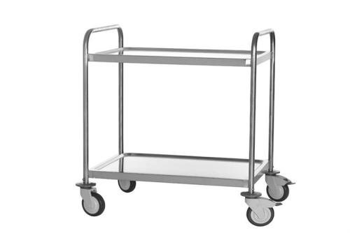 CRT-4720-000 | SERVEERWAGEN MET 2 NIVEAUS RVS - 1070X740MM