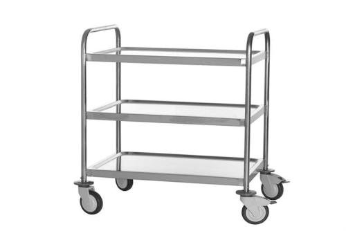 CRT-4730-000 | SERVEERWAGEN MET 3 NIVEAUS RVS - 1070X740MM