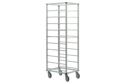 CRT-7310-000 | CHARIOT ALUMINIUM BAKERY 600X400MM 10 NIVEAUX - TYPE T - ENTR: 400MM