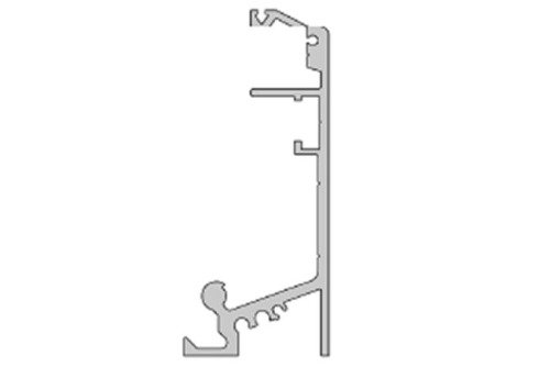 12226.40 | ALUMINIUM AANSLAGPROFIEL 40MM BREED 6MTR/LNG