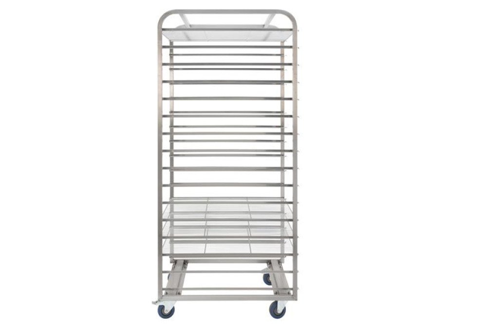 CRT-2660-000 | RVS REGAALWAGEN BAKERY - 800X600MM 16 NIVEAUS - TYPE H - IN: 600MM
