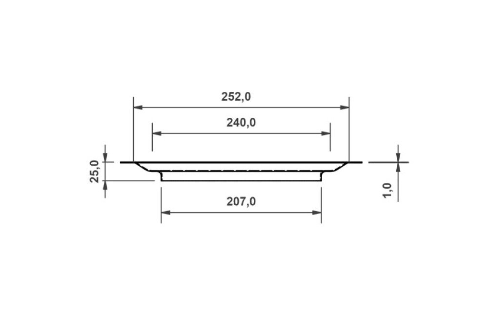 JVO-7140-000 | COLLERETTE INOX POUR JVO-0140 SANS JOINT VIDE-ORDURES