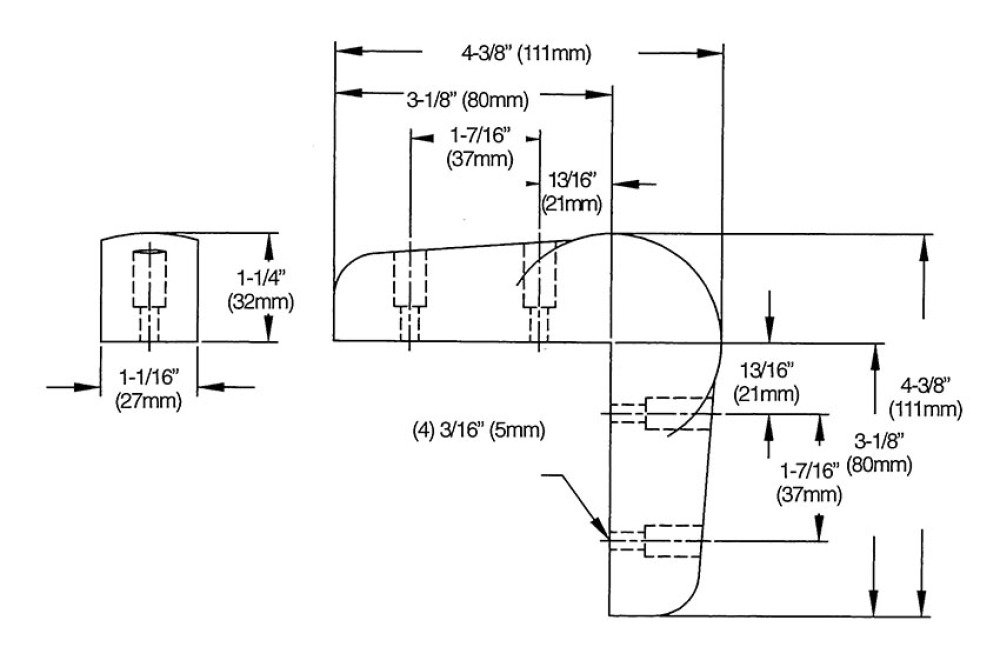 STB-6200-020 | PARE-CHOCS - COIN ARRONDI