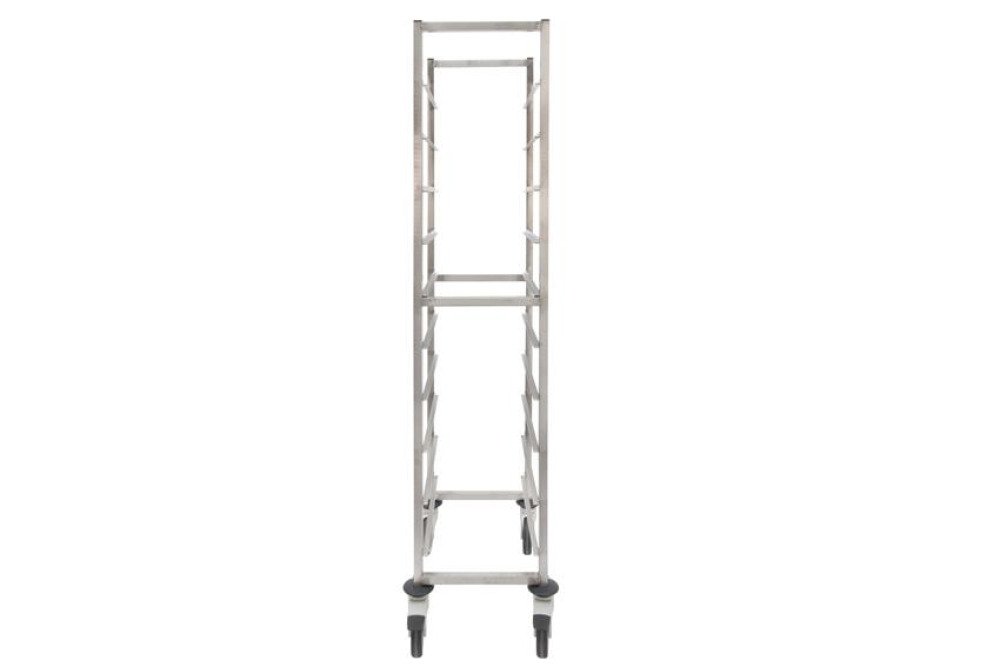 CRT-1110-000 | RVS REGAALWAGEN GASTRO - 530X325MM 10 NIVEAUS - TYPE T - IN: 325MM