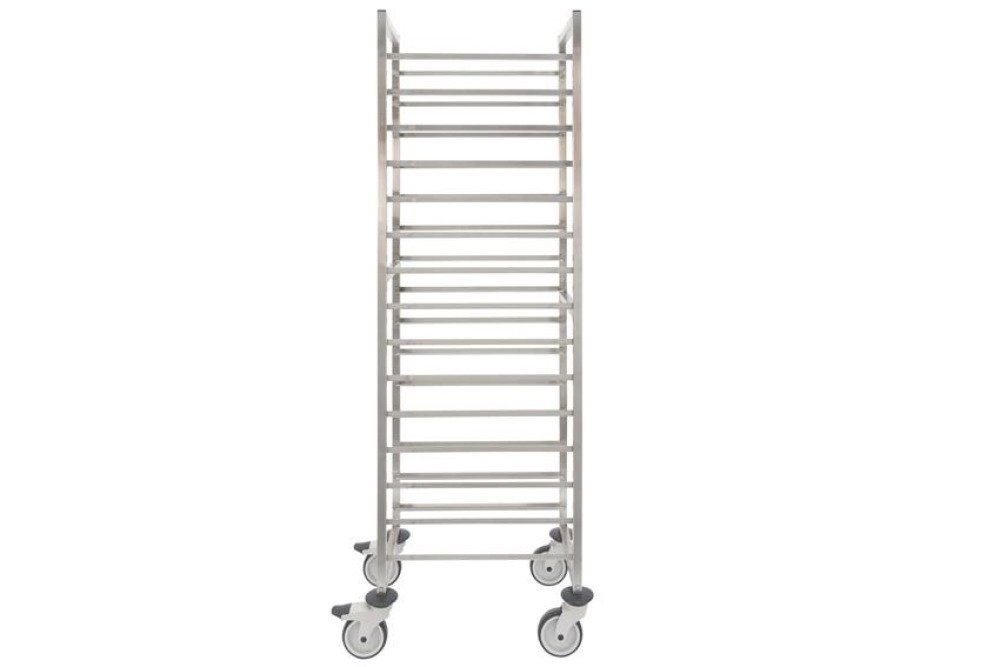 CRT-1150-000 | RVS REGAALWAGEN GASTRO - 530X325MM 15 NIVEAUS - TYPE T - IN: 325MM