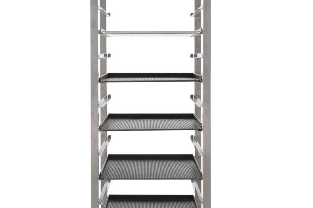 CRT-2120-000 | CHARIOT INOX GASTRO 530X325MM 20 NIVEAUS - TYPE H - ENTR: 325MM