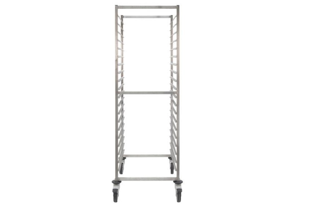 CRT-1220-000 | CHARIOT INOX GASTRO 650X530MM 20 NIVEAUX - TYPE T - ENTR: 530MM