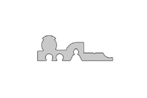 12209.40 | ALUMINIUM AANSLAGPROFIEL 40MM BREED 6MTR/LNG
