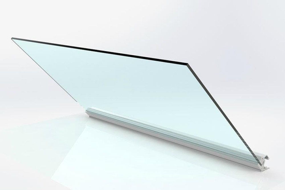 12212.40 | ALUMINIUM KLEMPROFIEL 6MM GLAS 6MTR/LNG
