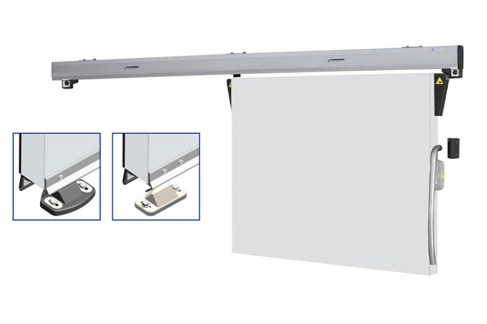 2121 | RAIL ALU POUR PORTES JUSQU'A 60KG LARGEUR DE PORTE: 900-1100MM