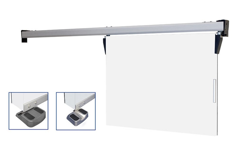 2322 | ALU SCHUIFRAIL VOOR DEUR TOT 80KG DEURBREEDTE: 1101-1300MM