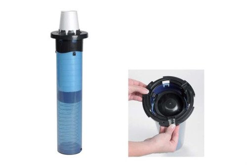 CDP-3010-000 | 'SENTRY' INBOUW BEKERDISPENSER 457MM KUNSTSTOF - Ø BEKER: 62-92MM