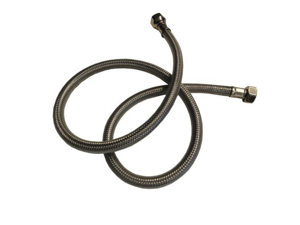INOX FLEXIBEL 1/2' VR. - 1100MM - MET KUNSTSTOF DESIGN OMHULLING