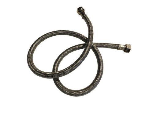 INOX FLEXIBEL 1/2' VR. - 1100MM - MET KUNSTSTOF DESIGN OMHULLING