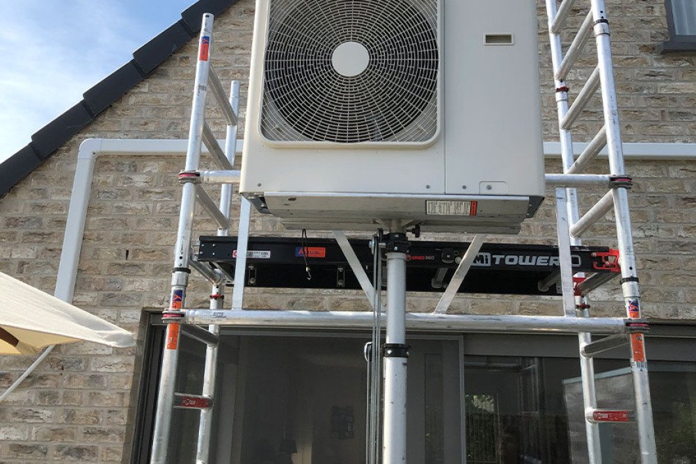 KSF ascenseur de montage portable CM-340 - hauteur max. 3,3m - 120kg