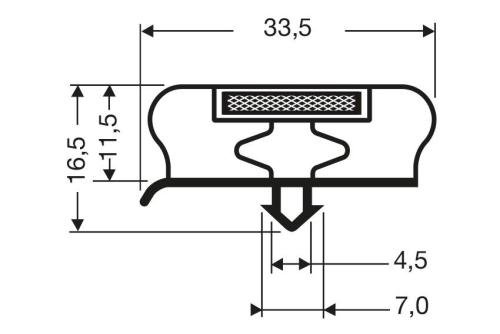 JPC-2080-050 | INDRUKPROFIEL 2,55MTR/LNG