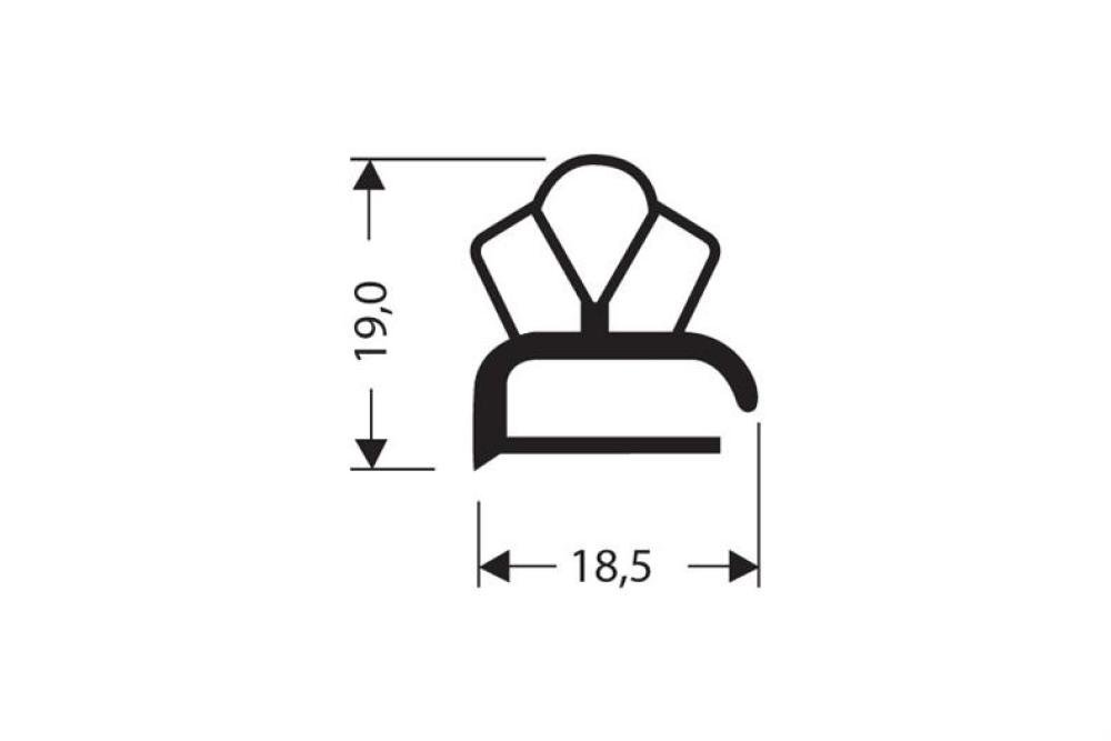 JPF-0040-010 | VLAK PROFIEL 2.5MTR/LNG