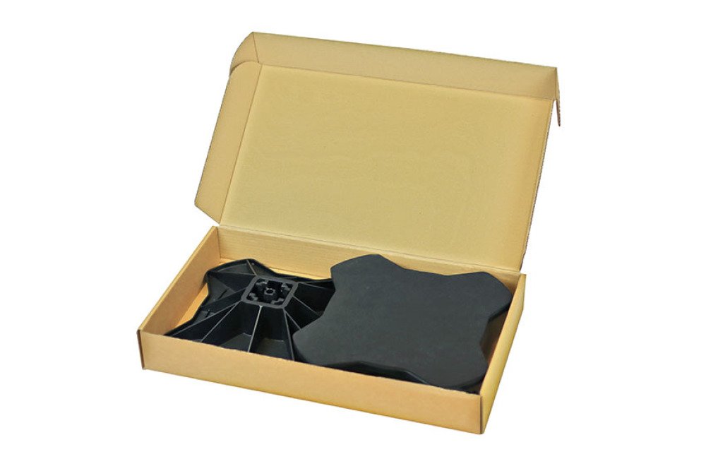 H-frame tech set 400x400mm - 2 stelpoten + bevestigingskit