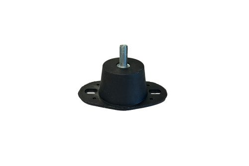 Staal-rubber vibratie demper M8 - max 200kg - shore 60 -