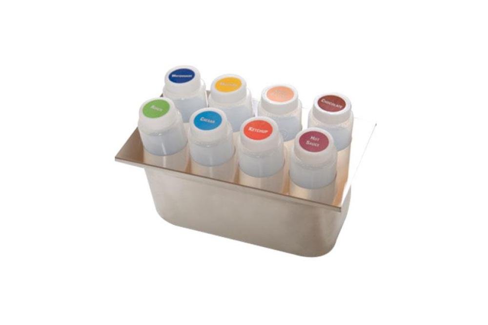 FFO-4128-000 | BOTTLE ORGANIZER VOOR GN 1/3 (VOOR 8 FLESSEN)