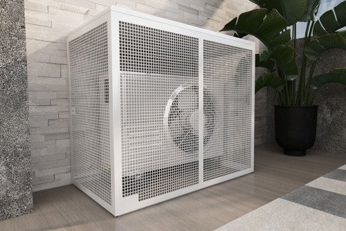 Cage de protection - acier laqué - small - 1050x950x650mm