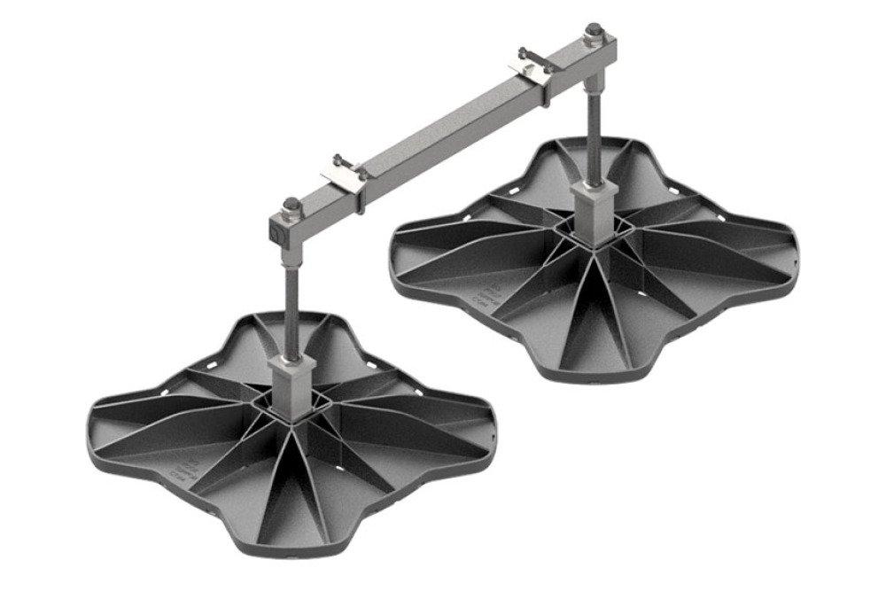 Big Foot regelbare HD beam - 600x600mm - hoogte 330-560mm