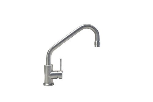 Inoxo 250 RVS ééngreepsmengkraan met uitloop 250 mm