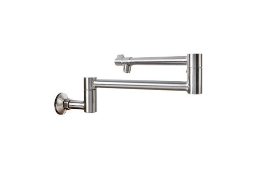 Pentola CG RVS muurkraan met zwenkbare uitloop tot 550 mm - frontale hendel