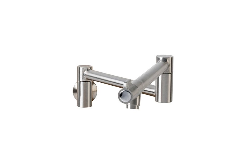 Pentola CG robinet mural en inox avec bec pivotant jusqu'à 550 mm - levier frontal