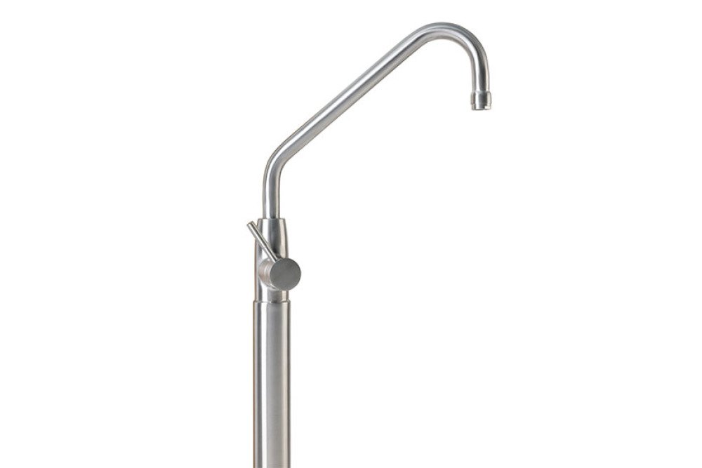 Pentola TM RVS ééngreepskolomkraan met L-vormige uitloop 300 mm