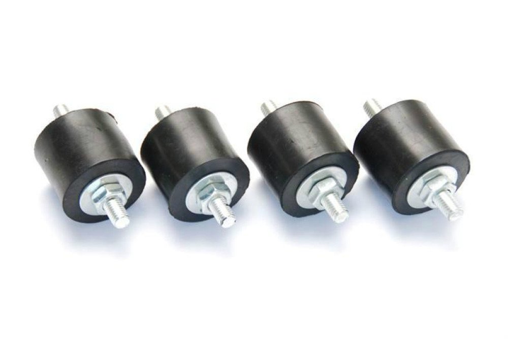 Block d'amortissement cylindrique M8x20 shore 50 - 40x28mm - 4pce/pck