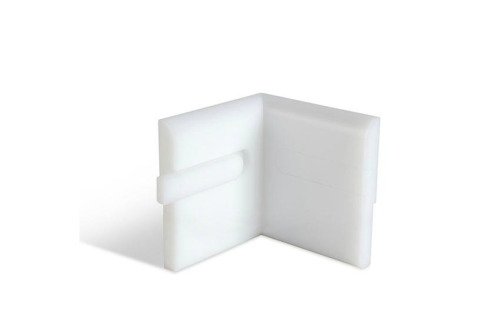 Binnenhoek voor PPE-2102 - 100x15mm - met inzetprofiel - 100x100mm - incl. inzetstuk PPE-9002