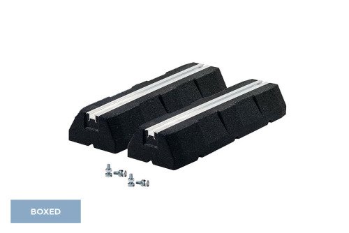 Montageblok rubber 600x130x95 incl. fittingen - M10 - 2pce/pck