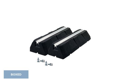 Montageblok rubber 400x130x95 incl. fittingen - M10 - 2pce/pck
