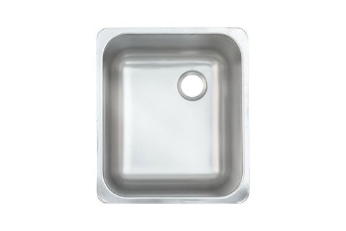 Nova spoelbak 290x340x200 - rechts - AISI 304 -  microgestraald (serie MS)