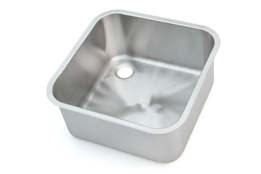 Nova spoelbak 500x500x350 - AISI 304 - gewolkt Scotch Brite (serie AB)
