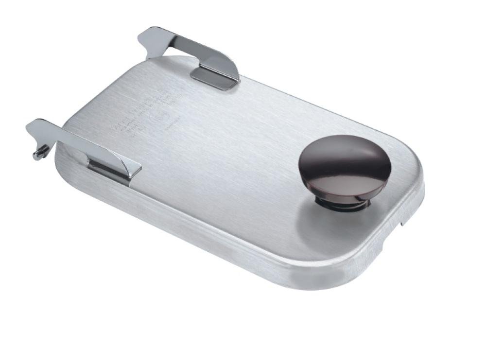 SER-9029-000 | COUVERCLE INOX BASCULANT AV BOUTON