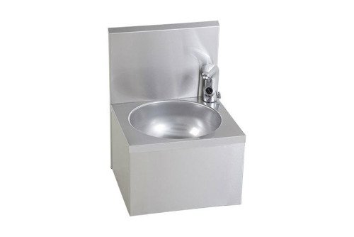 Handwasbakje met infrarood kraan - RVS AISI 304 - incl batterij
