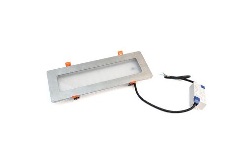 Eclairage encastr. AISI201 - ip68 - 324x119x36mm - 1x35w led