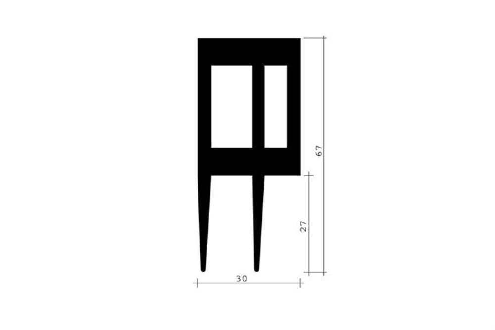JCR-0200-020 | SLEEPBAND RUBBER VOOR DRAAIDEUR VRIESCEL